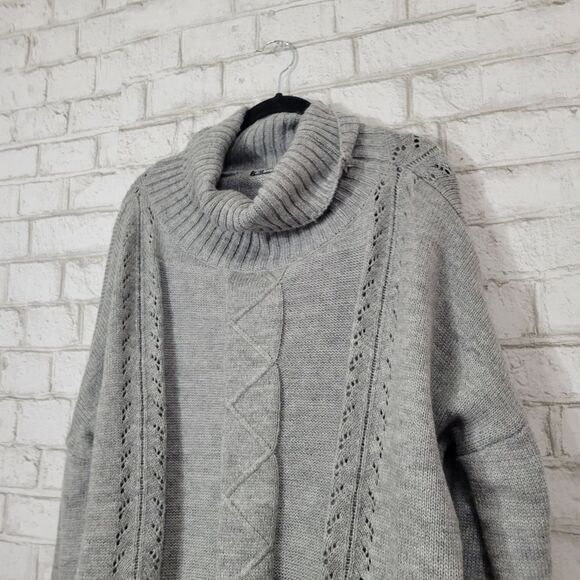 SHEIN gray turtleneck sweater - Picture 12 of 16